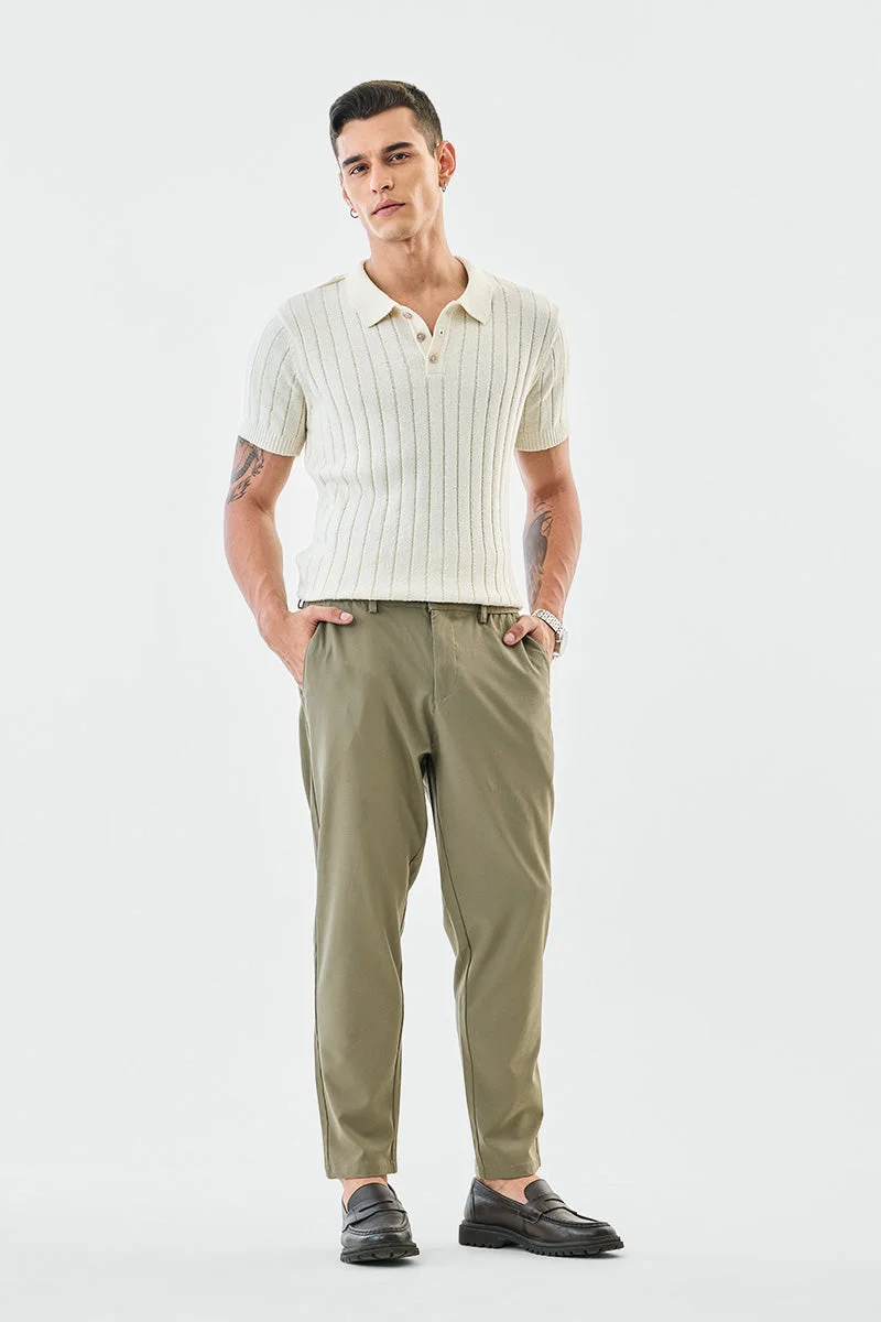 SNITCH Slim Fit Stretch Trousers